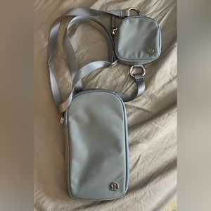 grey lululemon modular crossbody bag